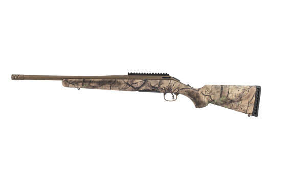 Ruger American 243 Win Compact Bolt Action Rifle in Go Wild Camo